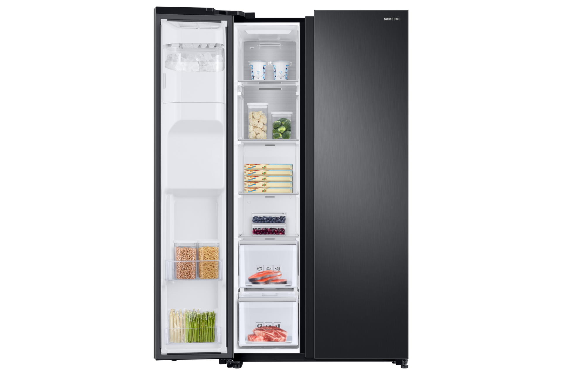 front-left-door-open-with-food black