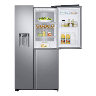 front-right-upper-open-with-food silver