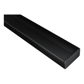 Widok z góry pod kątem z prawej strony na soundbar HW-Q60T/EN posiadający tryb Gry Pro, sprawiający, że dźwięk każdej rozgrywki będzie niesamowity