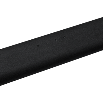 Zbliżenie od góry na panel sterujący soundbaru Samsung S60T z Funkcją Adaptacji Dźwięku i Acoustic Beam