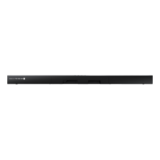 Perspektywa na wyróżniający się soundbar Samsung T550/EN (HW-T550/EN), który łatwo połączysz z Twoim telewizorem za pomocą wielokanałowej technologii Bluetooth