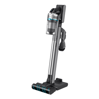 Złożony odkurzacz bezprzewodowy Samsung Jet 90 multi VS20R9044S2/GE widziany z prawej strony pod kątem