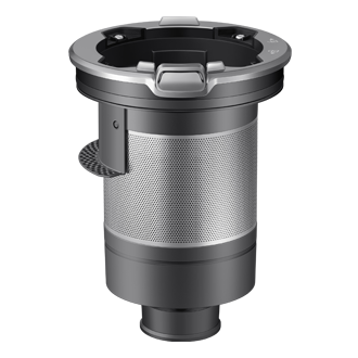 Filtr HEPA znajdujący się w górnej części odkurzacza bezprzewodowego Jet 90 premium Samsung VS20R9048S3 o mocy 550 W