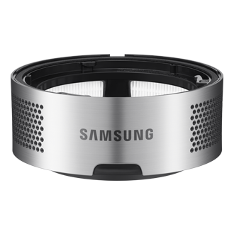 Osłona z filtrem - element 5-stopniowej filtracji HEPA w odkurzaczu bezprzewodowym Samsung  Jet 90 premium VS20R9048S3 o mocy 550 W