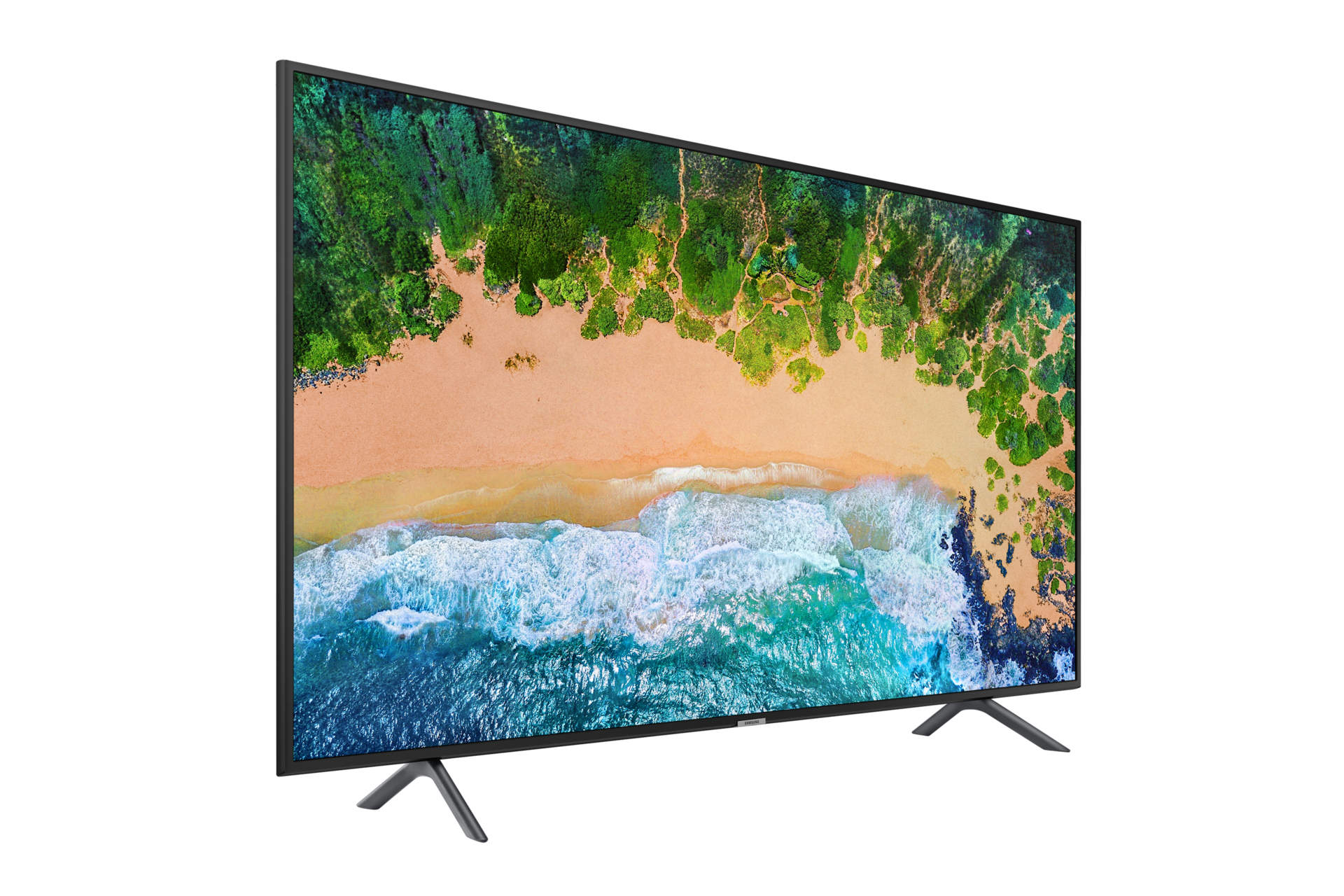 Samsung UHD 4K - Smart TV - NU7172 - UE55NU7172UXXH - widok skos lewy