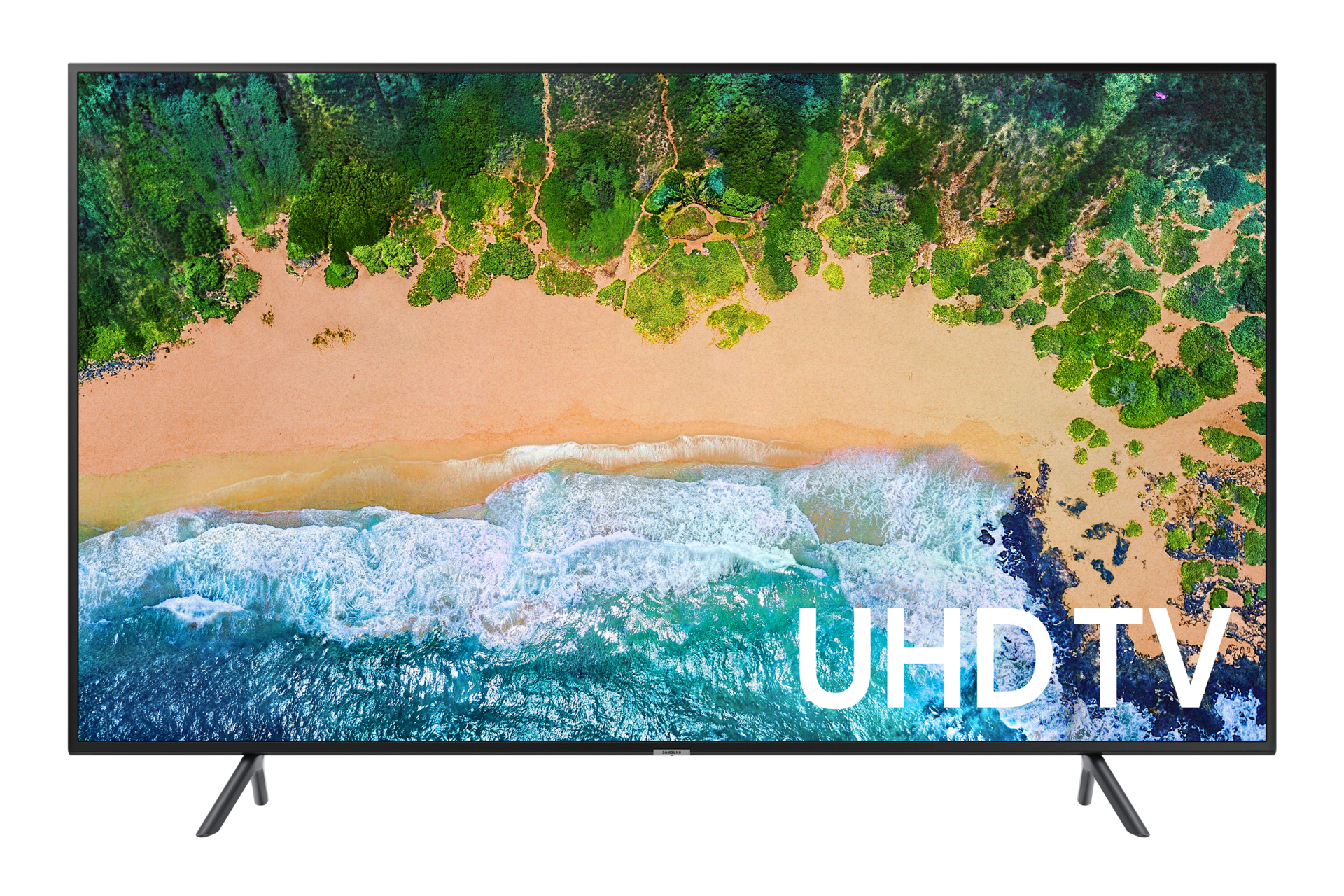 Samsung UE55NU7172UXXH - telewizor UHD TV 4K - widok z przodu