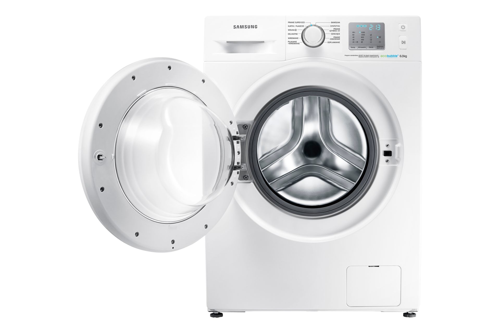 WF60F4EFW2W Pralka z technologią Eco Bubble, 6 kg | SAMSUNG Polska