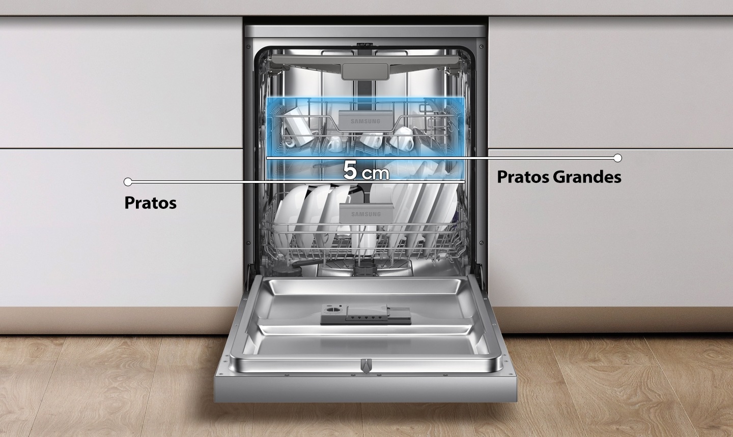 Máquina de Lavar Loiça Samsung DW60M5050FW – Móveis Abel