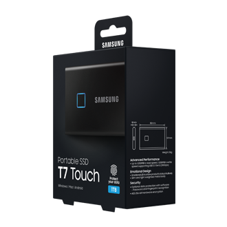 SSD Portátil T7 Touch | Samsung Portugal