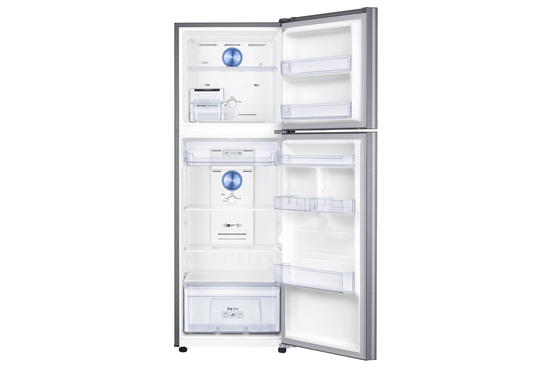 Frente aberta Prateado