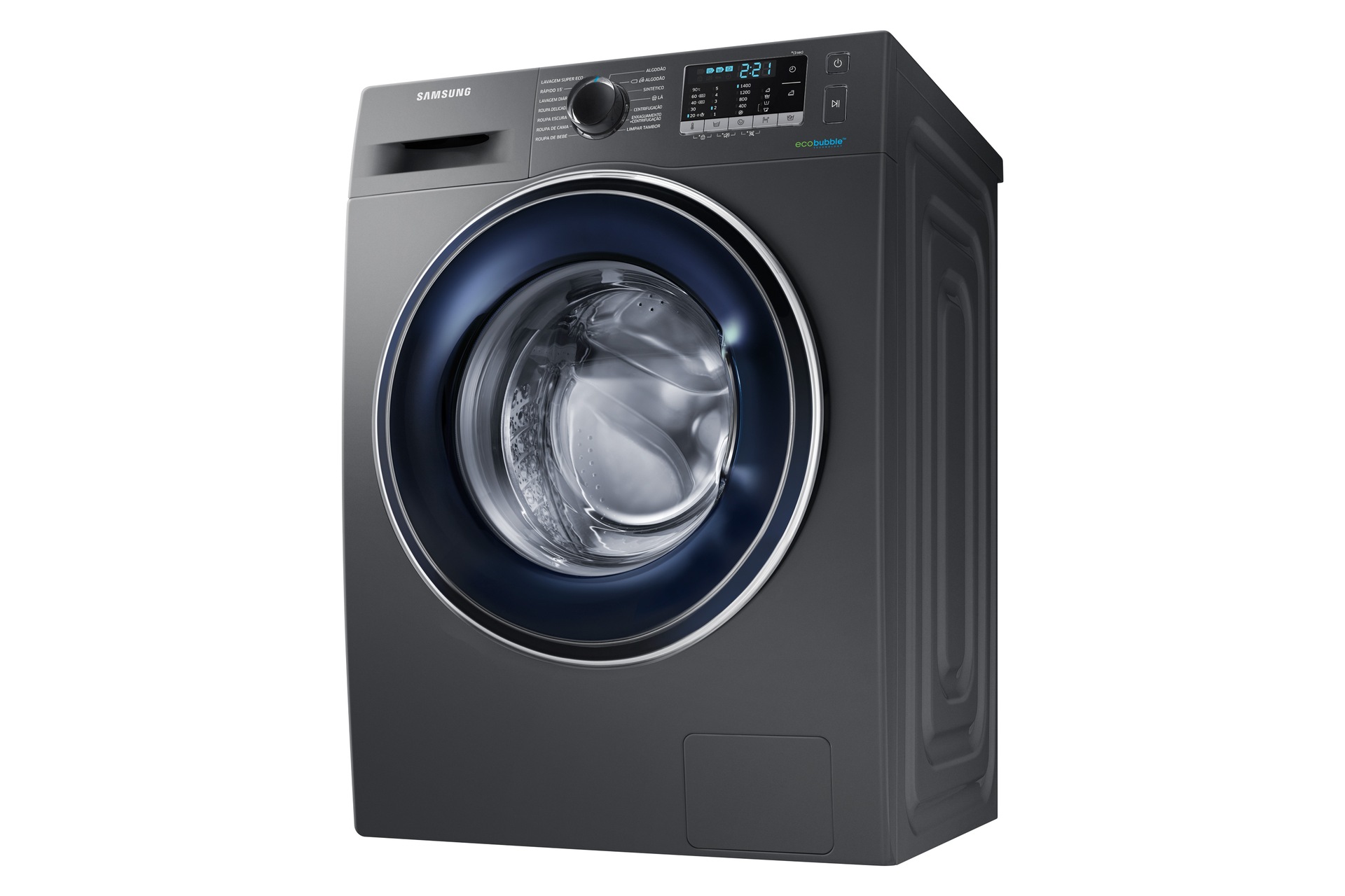 Maquina Lavar Roupa Samsung Eco Bubble 8 Kg