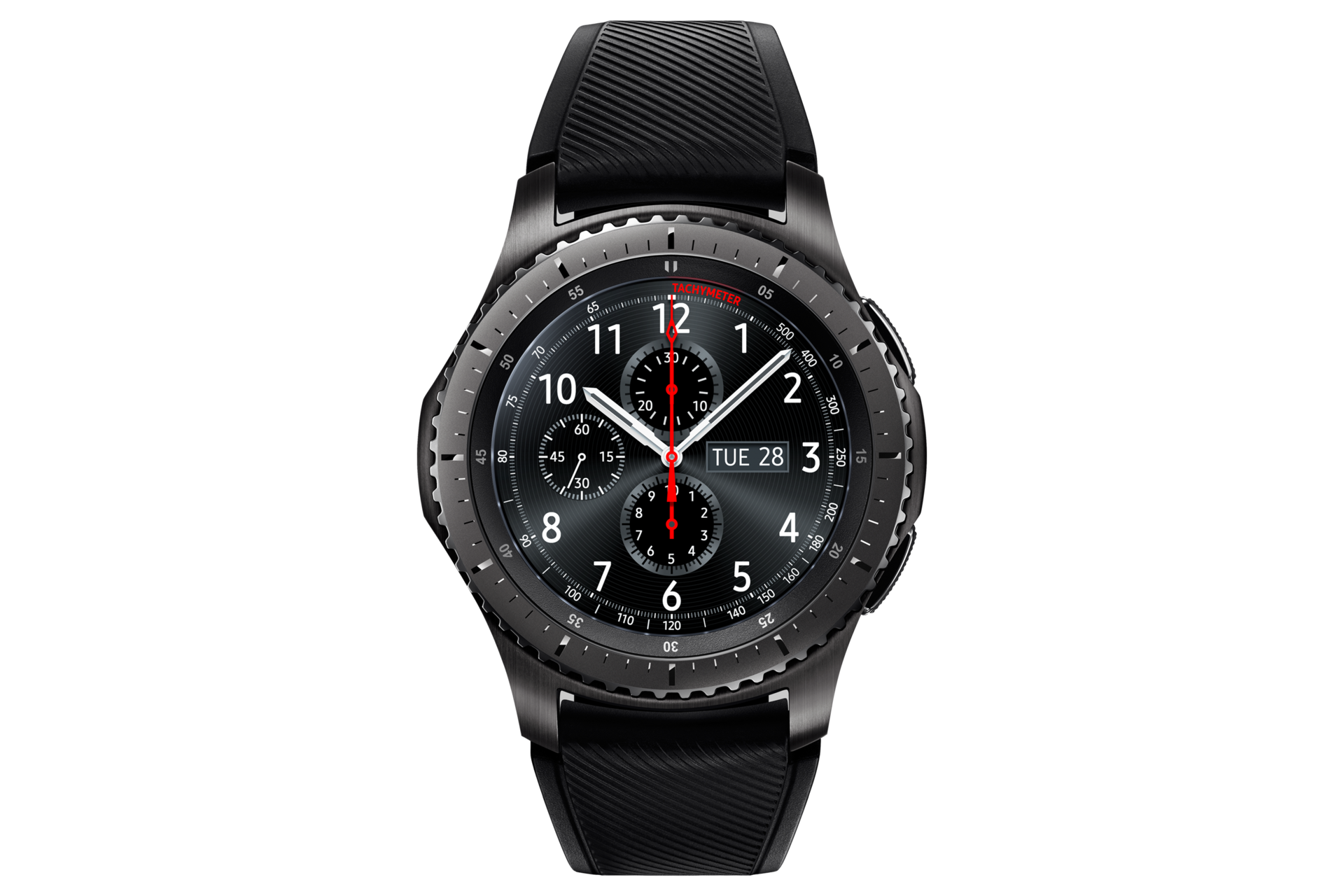 Gear S3 Frontier Space Gray Soporte Samsung Paraguay