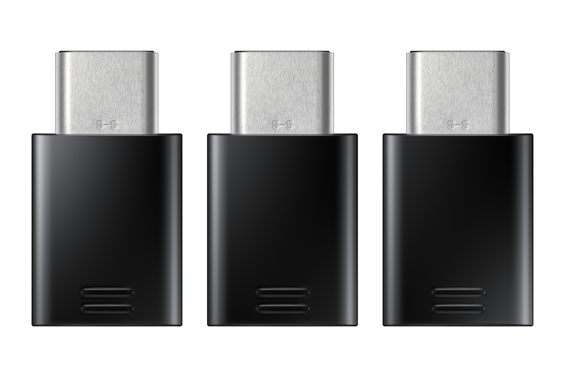 Adaptador Micro USB a tipo C (3 PCS) color negro