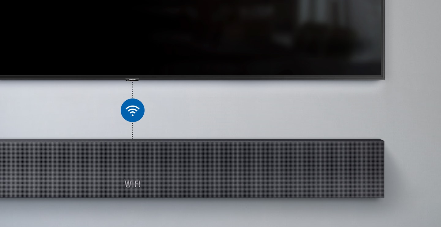 Conexiune wireless cu televizorul.