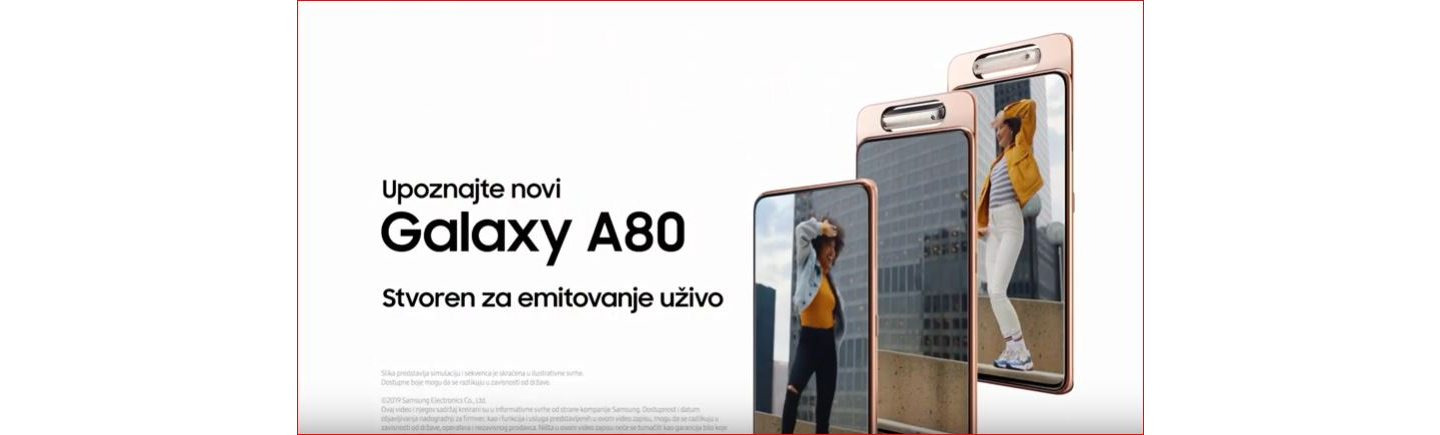 Upoznaj novi Galaxy A80