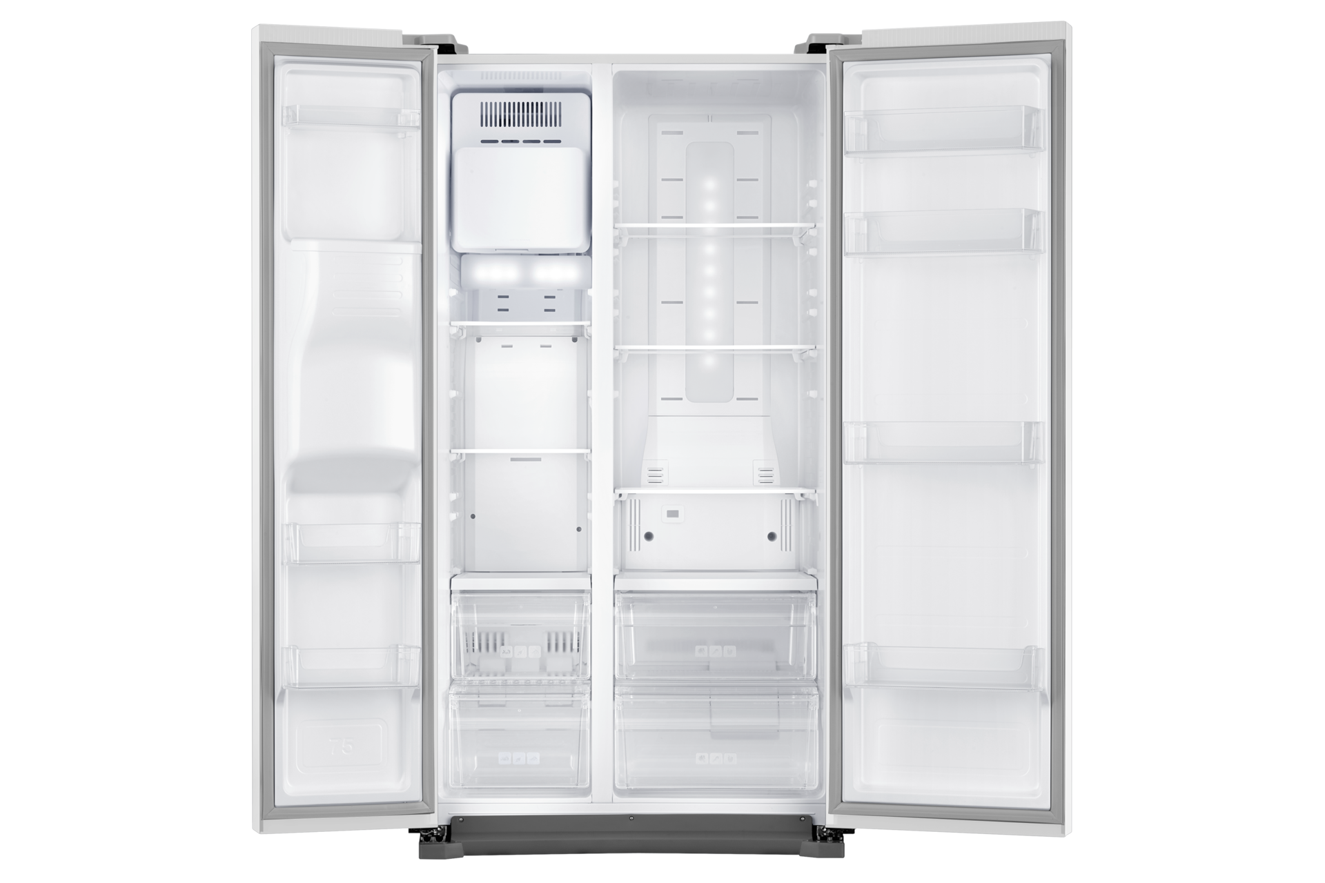 front-open white