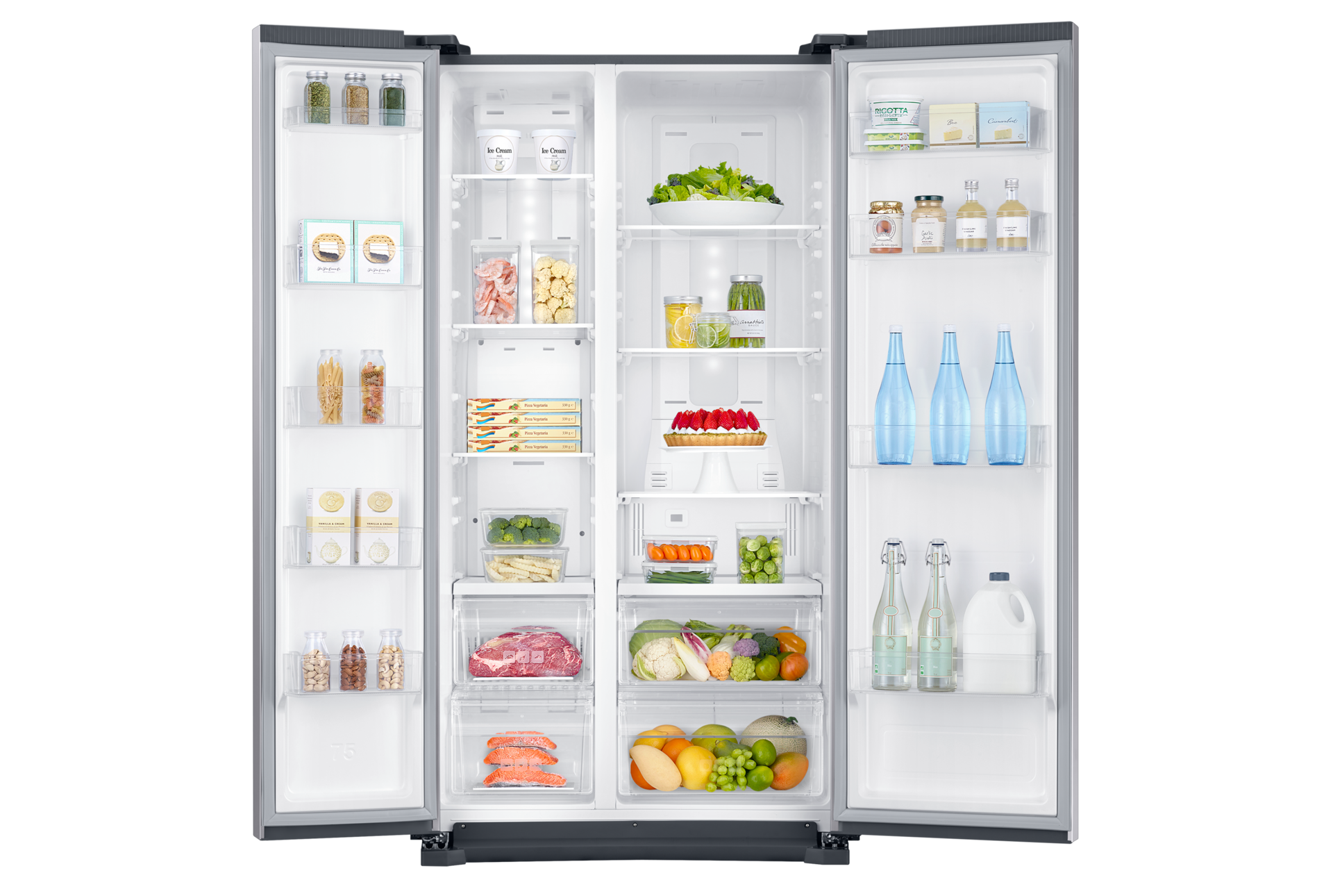 front-open-with-food silver