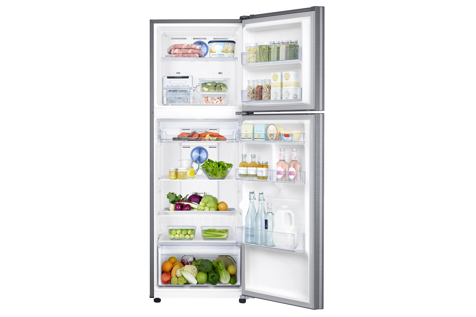 Front Open-With-Food silver