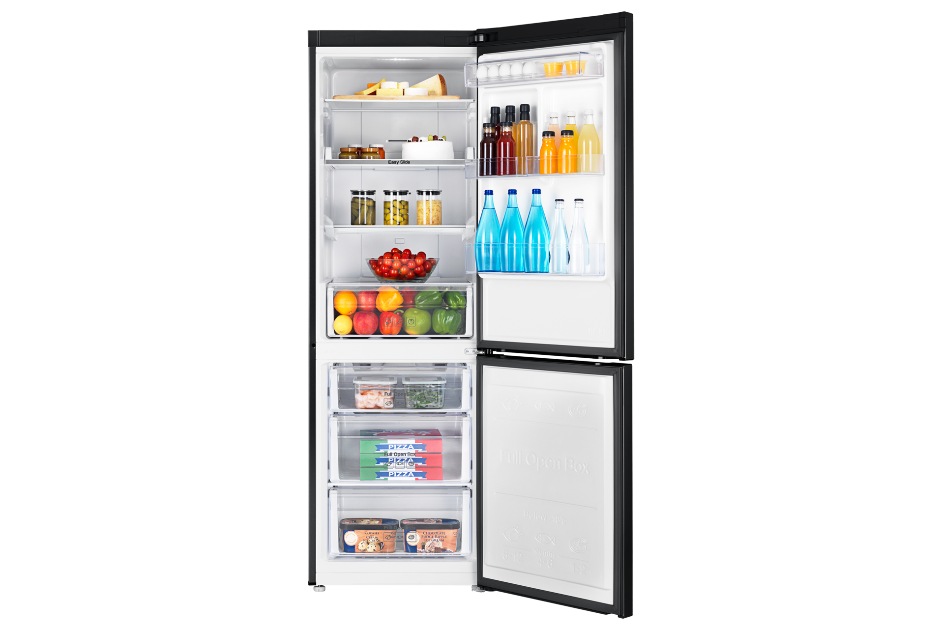 Front Open-With-Food Black