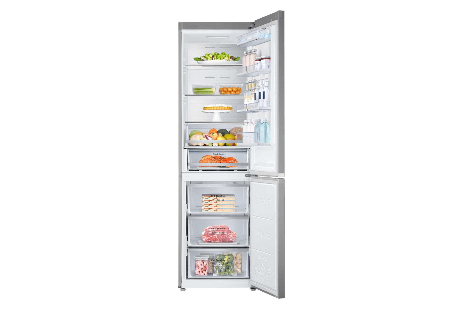 Front Open With-Food silver