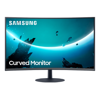 Изогнутый монитор Samsung C32T550FDI 32 дюйма - купить | Samsung RU