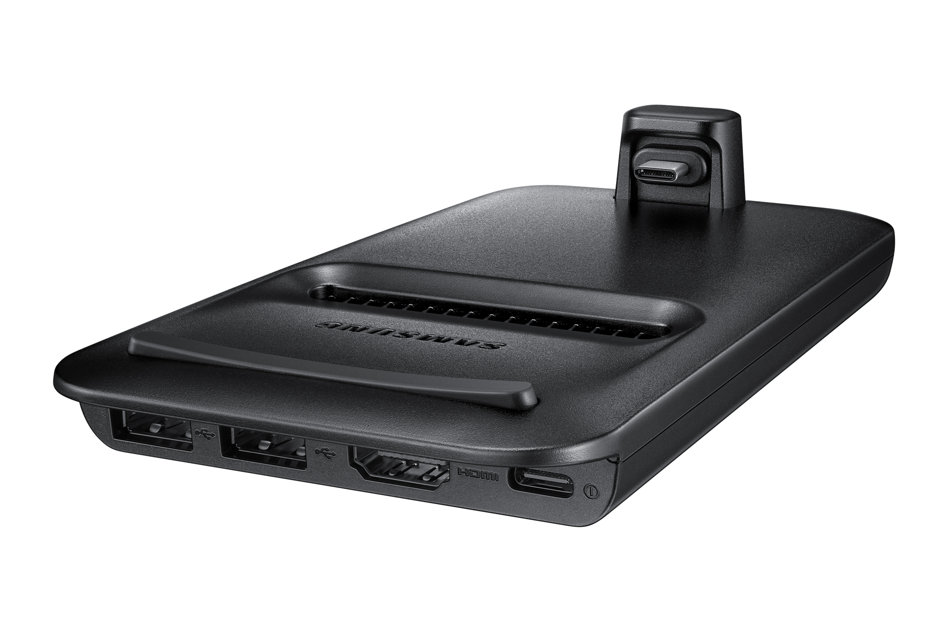 Мультимедийная док-станция DeX Pad для смартфона, вид в перспективе