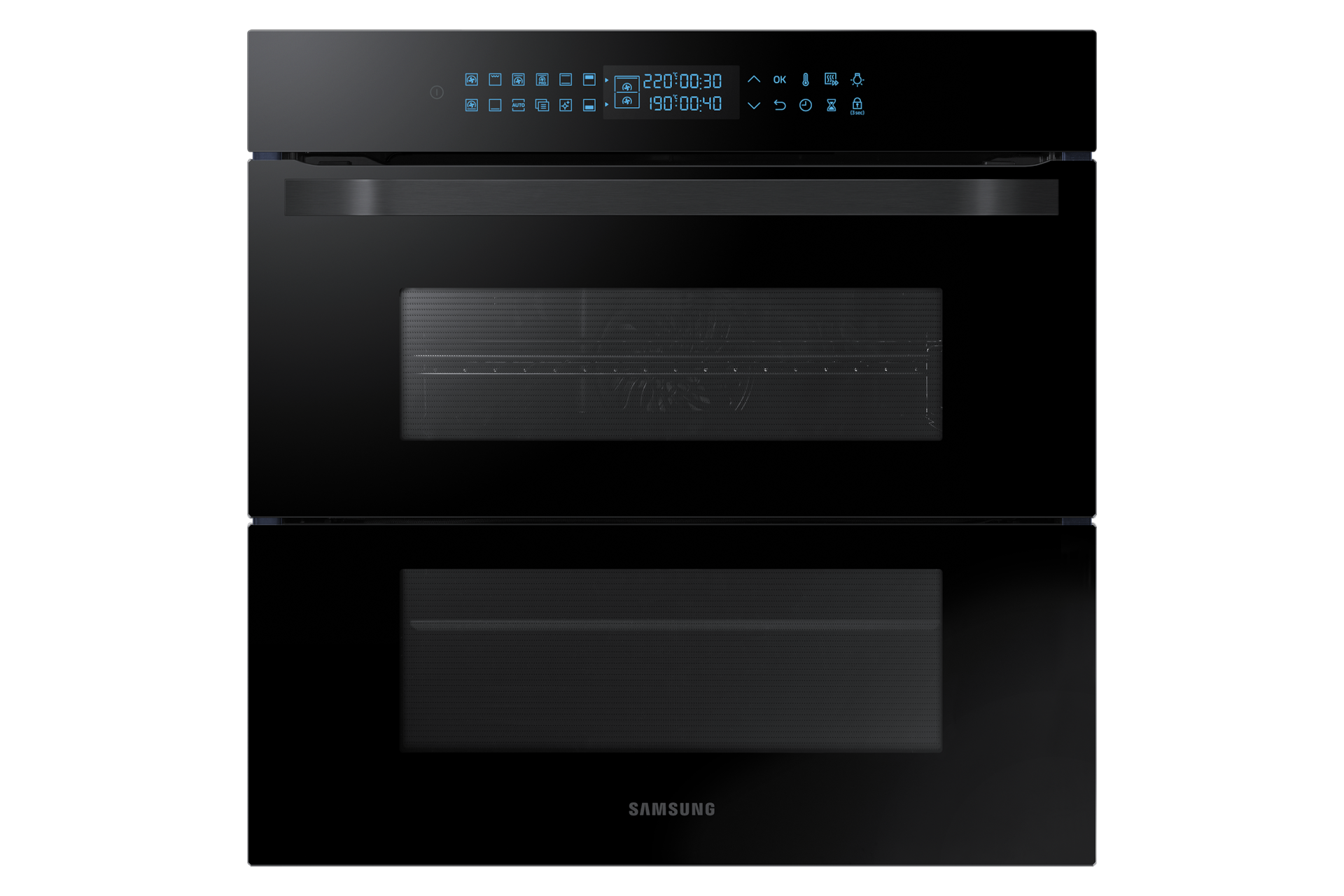 Электрический духовой шкаф samsung dual cook flex nv75n7646rs wt