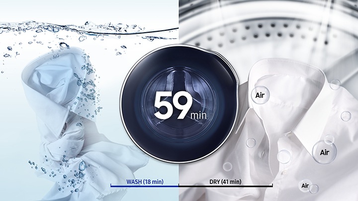 59 minute wash & dry