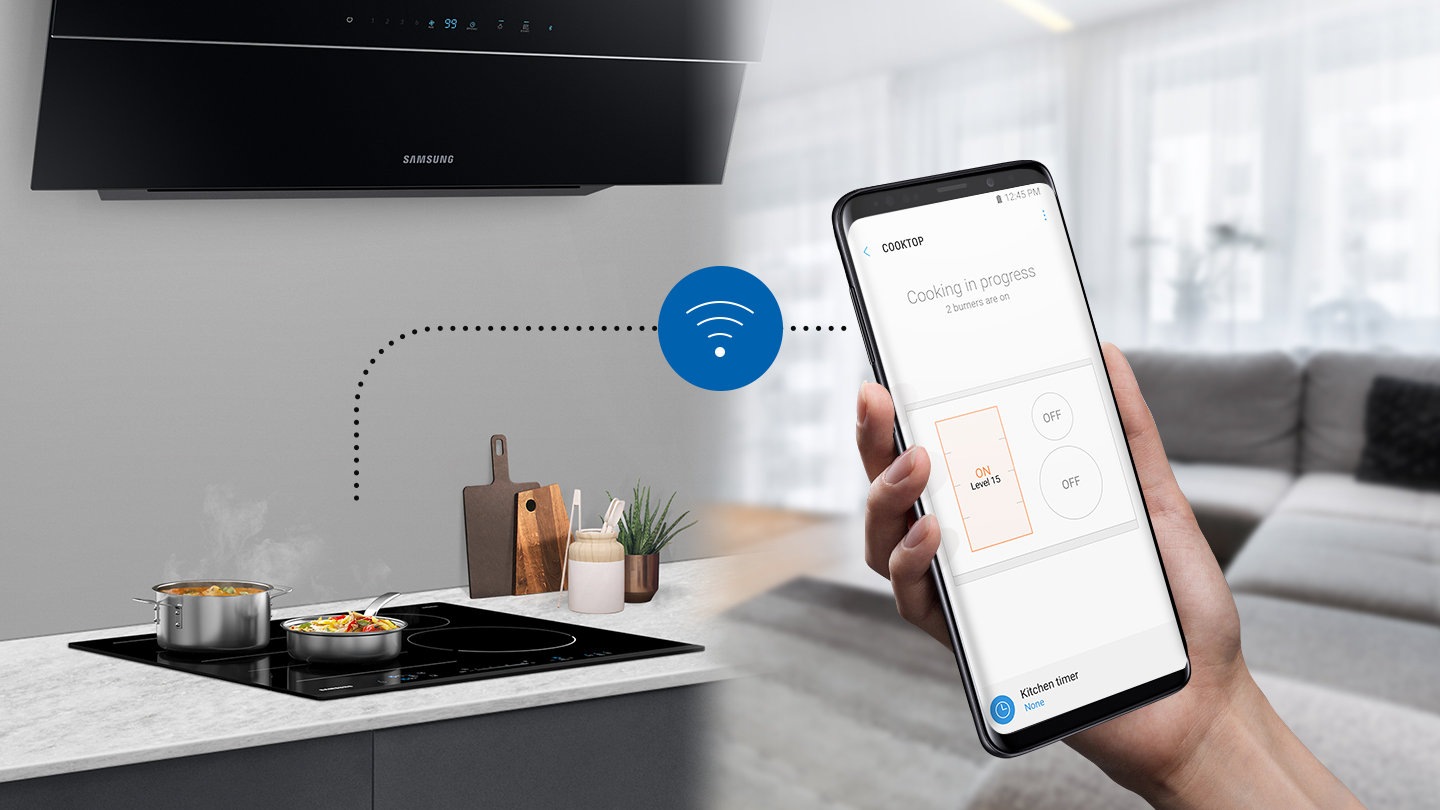 Convenient remote cooktop monitoring