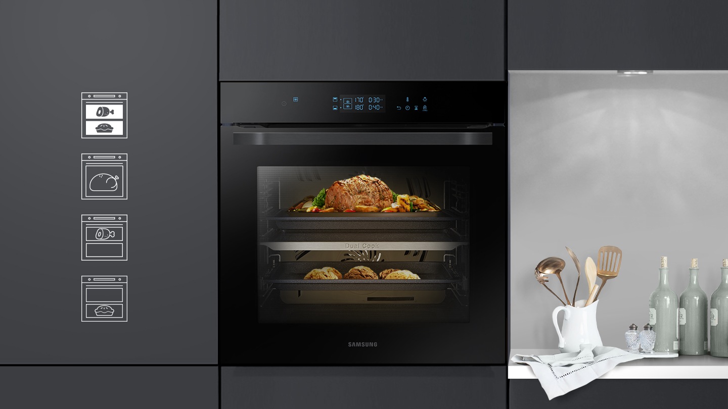 Samsung Dual Cook Flex nv75n7646rb/WT