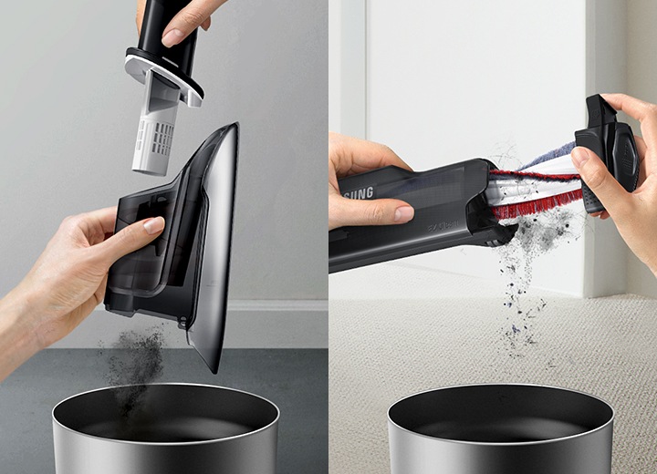 Vertikalnyj Besprovodnoj Pylesos Samsung Vs60m6015kg Ev 20 Vt Kupit Ceny I Akcii Samsung Rossiya