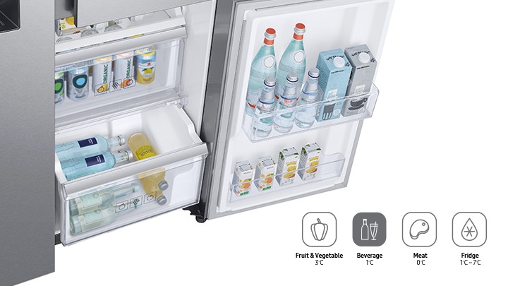 Réfrigérateur Samsung 604L No Frost Silver (RS68N8670SL)