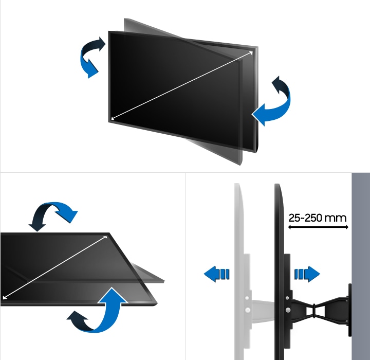 Enjoy TV in the best angle possible