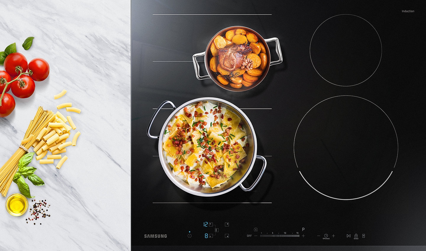 Flexibly cook even more dishes together