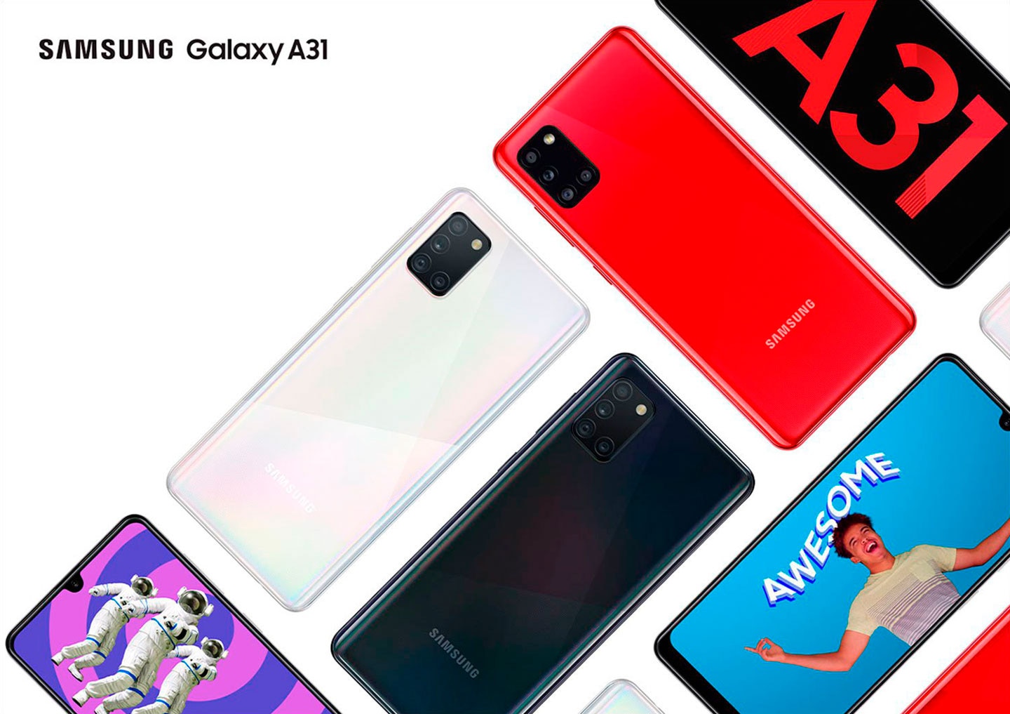 ᐉ Купить Смартфон Samsung Galaxy A31, 64 Gb, Prism Crush Black (SM-A315F) в  Алматы по выгодной цене | ᐉ Интернет магазин электроники в Алматы | Riva.kz