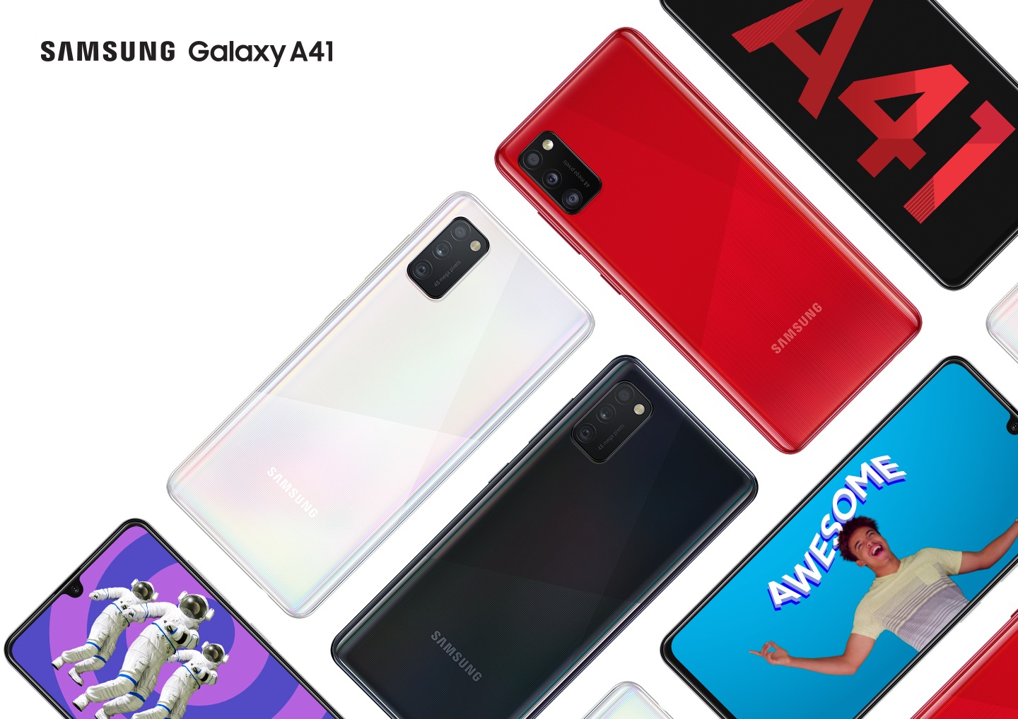 ᐉ Купить Смартфон Samsung Galaxy A41, 64 Gb, Prism Crush Blue в Алматы по  выгодной цене | ᐉ Интернет магазин электроники в Алматы | Riva.kz