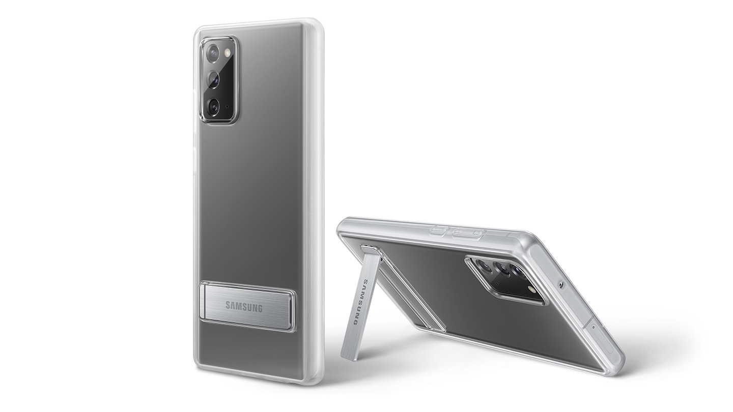 Цена и Чехол Samsung Clear Standing Cover Note 20 Прозрачный