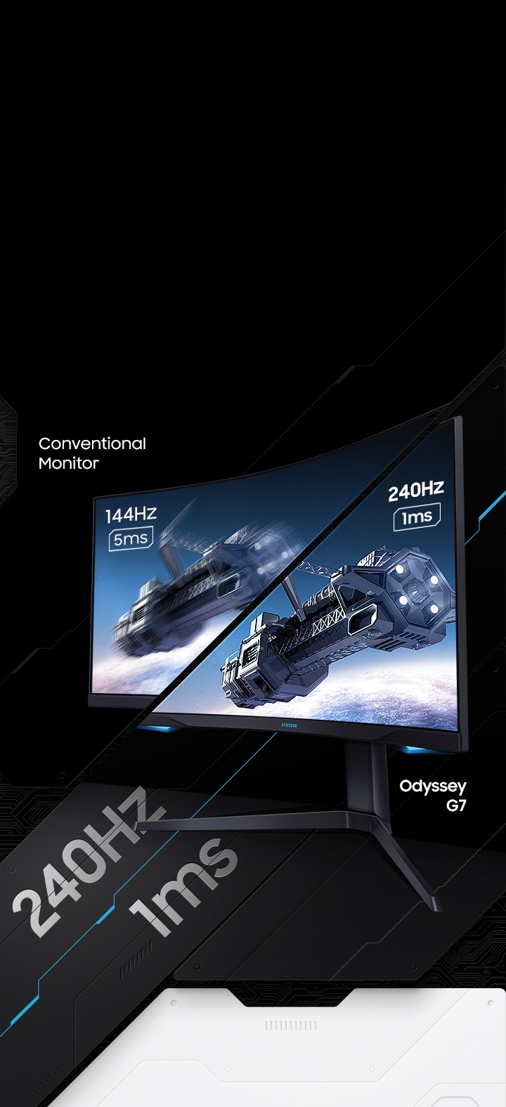 Monitor Samsung Odyssey G7 Lc27g75tqsixci Kupit Samsung Ru