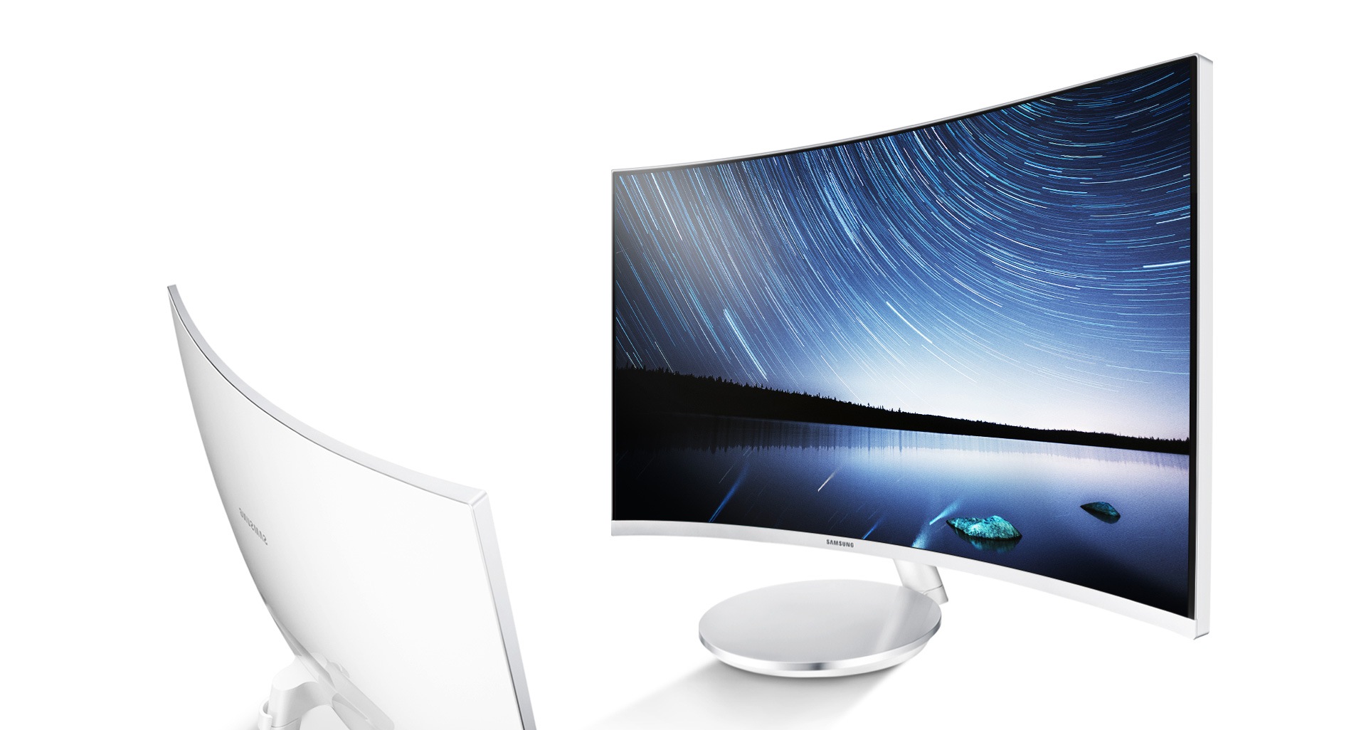 Изогнутый дисплей. Монитор Samsung Curved c27f591fdi. Монитор 27