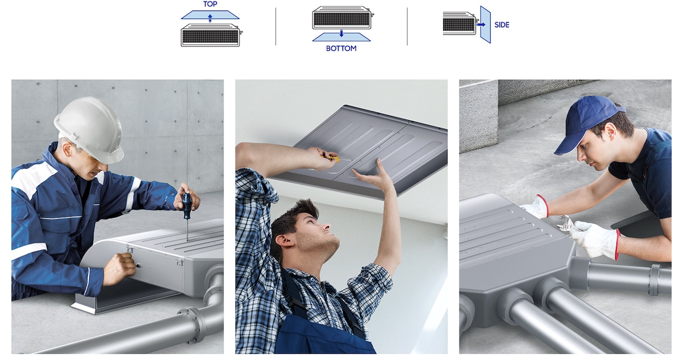 Simple to service in various locations