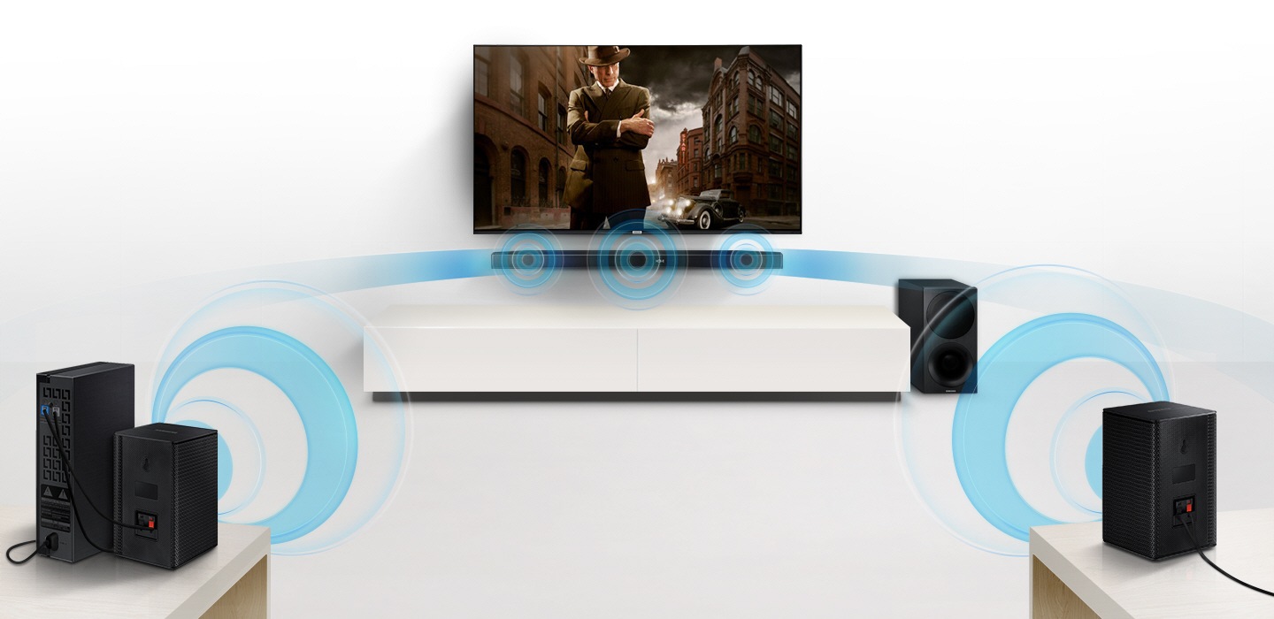  Wireless surround sound ready 