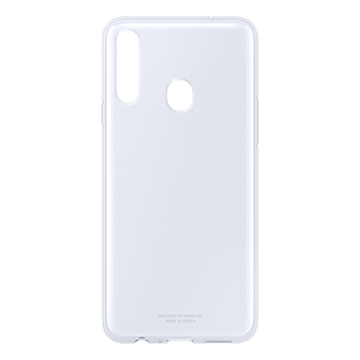 Прозрачный чехол-накладка Clear Cover для A20s, вид сзади отдельно