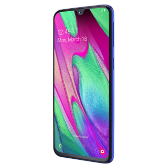 samsung a40 синий