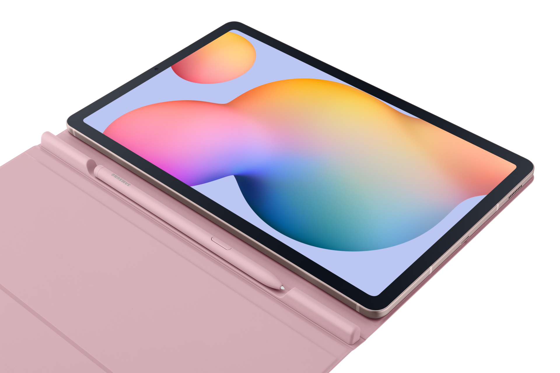 Розовый чехол Book Cover для Galaxy Tab S6 Lite характеристики