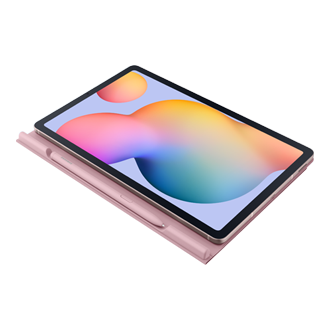 Розовый чехол Book Cover для Galaxy Tab S6 Lite, вид в перспективе