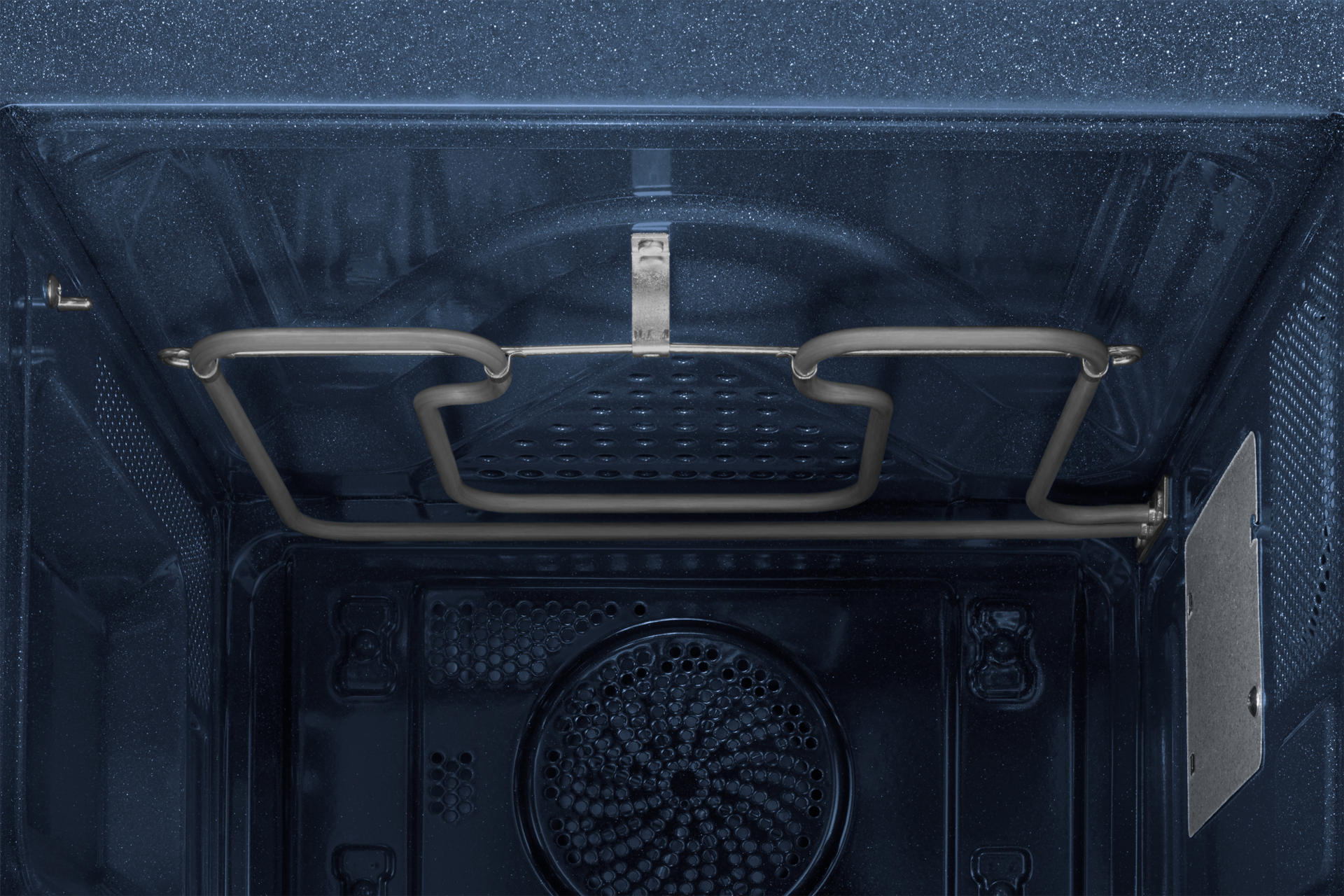 front-open-grill black