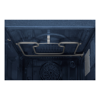 front-open-grill black