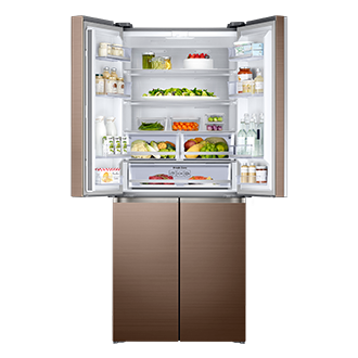 front-top-open-with-food brown