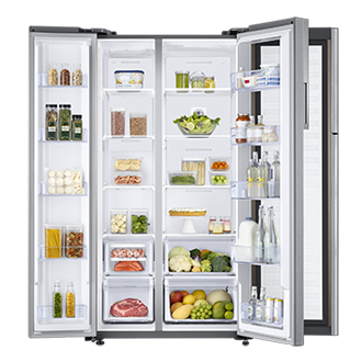 холодильник двухдверный side by side