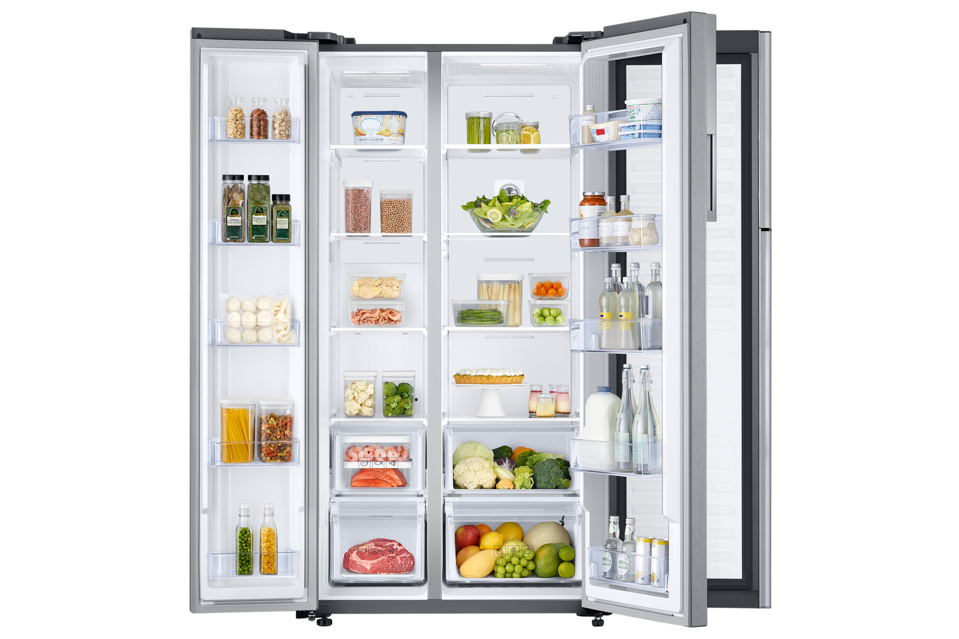 холодильник с большой морозилкой двухкамерный